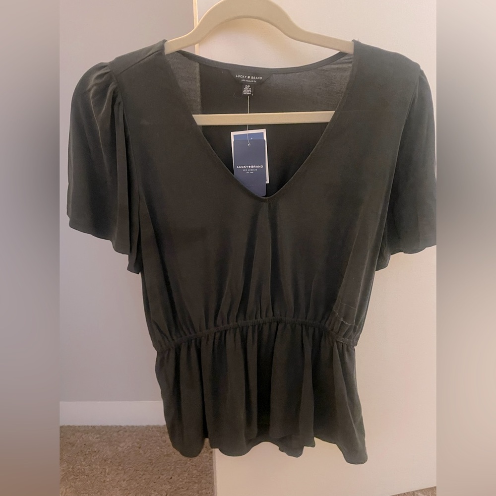 Lucky Peplum Top